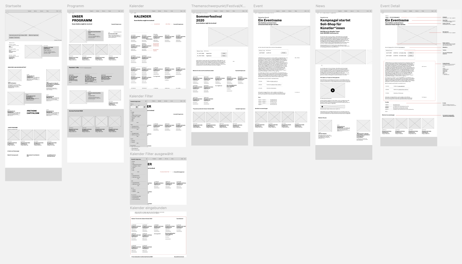 Wireframes